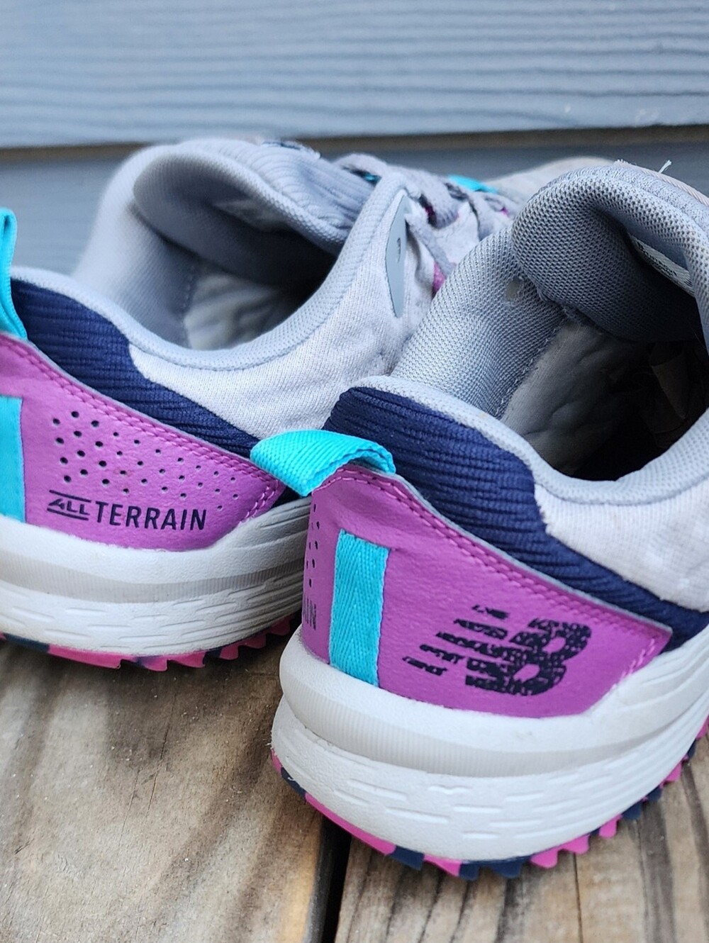 New Balance Nitrel v3 Trail Running Shoes Nomen's Gray Purple Teal Size 9 - Picture 6 of 6